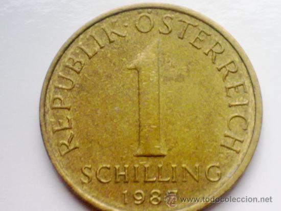 Monedas antiguas de Europa: AUSTRIA 1 SCHILLING CHELIN 1987 - Foto 1