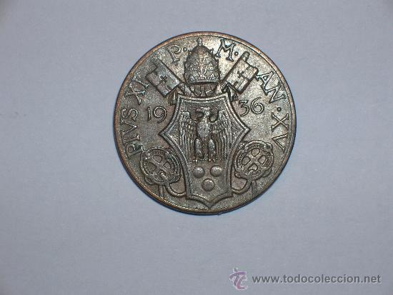 Monedas antiguas de Europa: vaticano 10 centimos 1936 (10055) - Foto 1