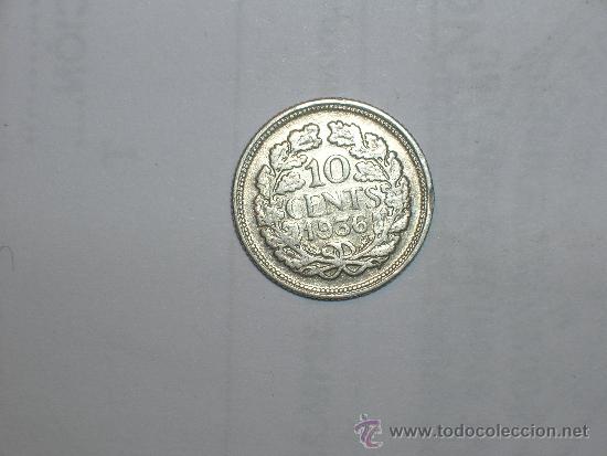 Monedas antiguas de Europa: holanda 10 c&eacute;ntimos 1936 (81) - Foto 1