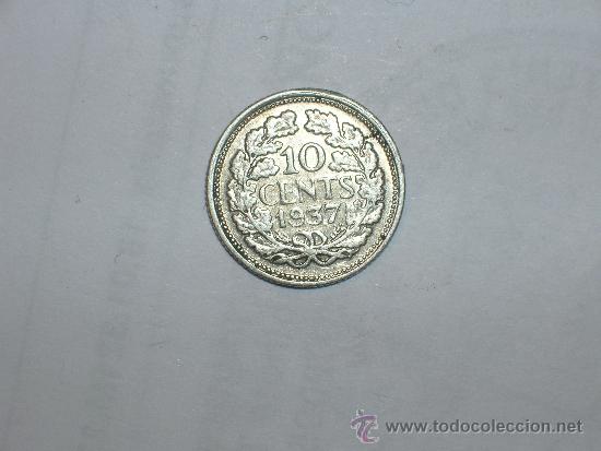 Monedas antiguas de Europa: holanda 10 c&eacute;ntimos 1937 (83) - Foto 1