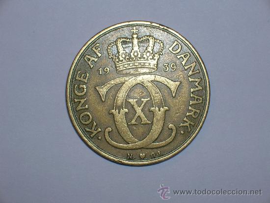 Monedas antiguas de Europa: dinamarca 2 coronas 1939 (2074) - Foto 1