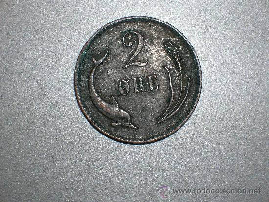 Monedas antiguas de Europa: dinamarca 2 ore 1874 (2173) - Foto 2