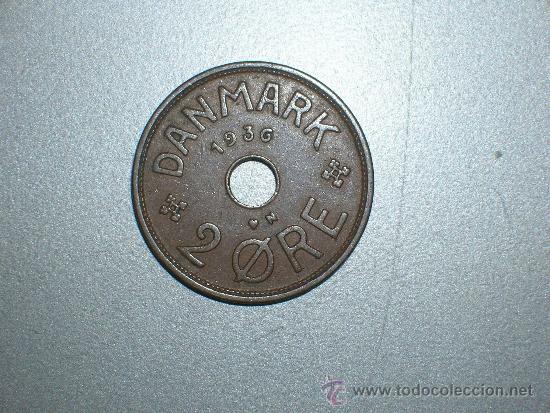 Monedas antiguas de Europa: dinamarca 2 ore 1936 (2181) - Foto 1