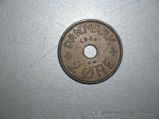 Monedas antiguas de Europa: dinamarca 2 ore 1939 (2183) - Foto 1