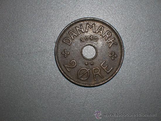 Monedas antiguas de Europa: dinamarca 2 ore 1940 (2184) - Foto 1