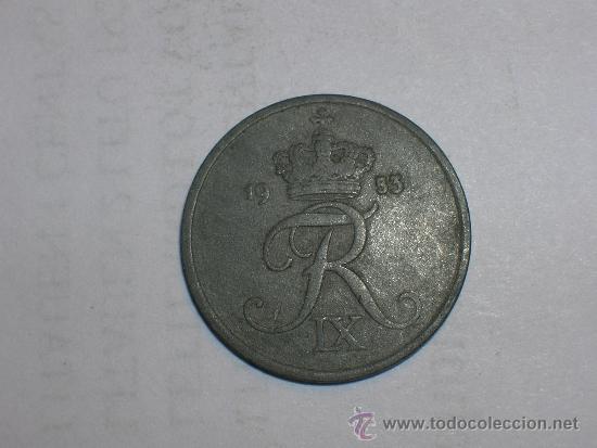 Monedas antiguas de Europa: dinamarca 2 ore 1953 (2015) - Foto 1