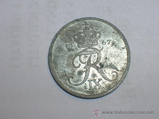 Monedas antiguas de Europa: dinamarca 2 ore 1967 (2025) - Foto 1