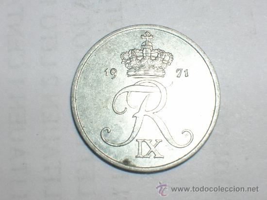 Monedas antiguas de Europa: dinamarca 2 ore 1971 (2029) - Foto 1