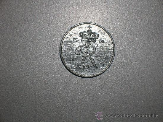Monedas antiguas de Europa: dinamarca 1 ore 1965(2131) - Foto 1