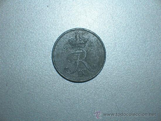 Monedas antiguas de Europa: dinamarca 1 ore 1966 (2132) - Foto 1