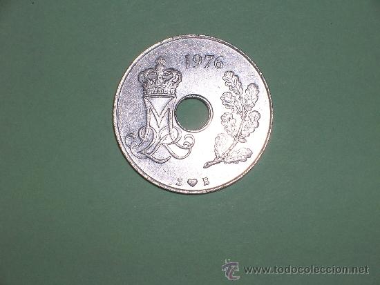 Monedas antiguas de Europa: dinamarca 25 ore 1976 (2233) - Foto 1