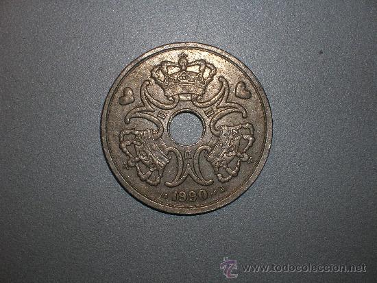 Monedas antiguas de Europa: dinamarca 5 coronas 1990 (2037) - Foto 1