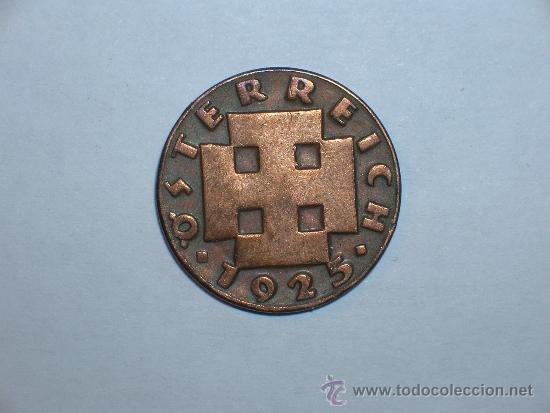 Monedas antiguas de Europa: Austria 2 groschen 1925 (4071) - Foto 1
