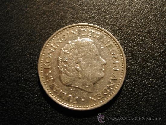 Monedas antiguas de Europa: HOLANDA 1 FLORIN 1971 - Foto 2