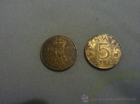 Monedas antiguas de Europa: moneda de 5 ore de dinamarca de 1973 MBC - Foto 1