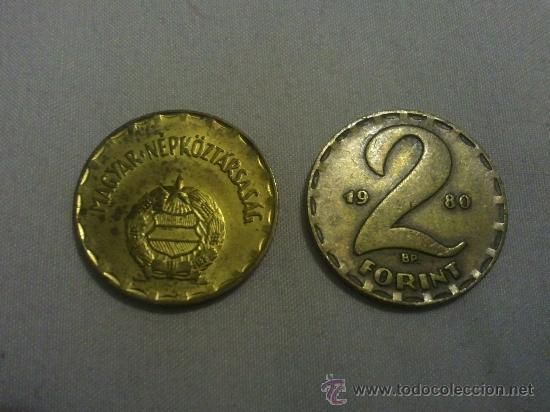 Monedas antiguas de Europa: moneda de hungria de 2 forints de 1980 MBC - Foto 1