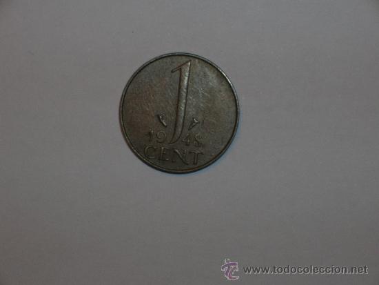 Monedas antiguas de Europa: Holanda 1 centimo 1948 (2679) - Foto 1