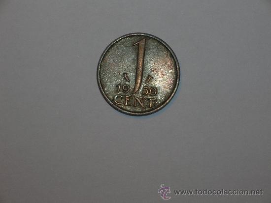 Monedas antiguas de Europa: Holanda 1 centimo 1950 (2680) - Foto 1