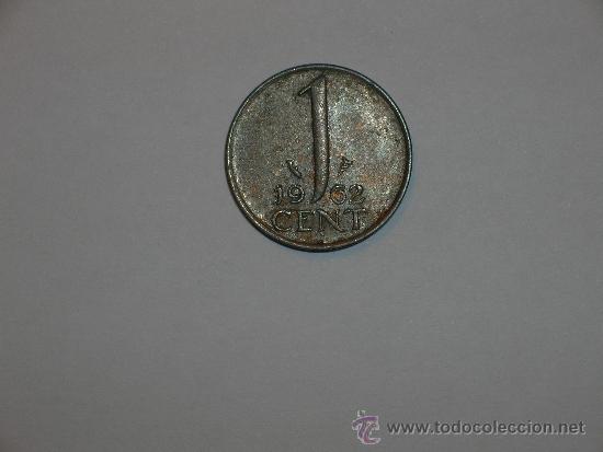 Monedas antiguas de Europa: Holanda 1 centimo 1962 (2692) - Foto 1