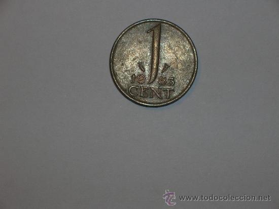 Monedas antiguas de Europa: Holanda 1 centimo 1963 (2693) - Foto 1
