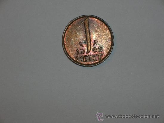 Monedas antiguas de Europa: Holanda 1 centimo 1965 (2695) - Foto 1