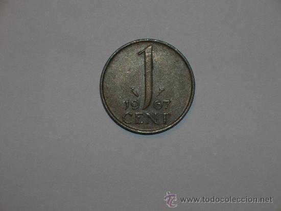 Monedas antiguas de Europa: Holanda 1 centimo 1967 (2697) - Foto 1