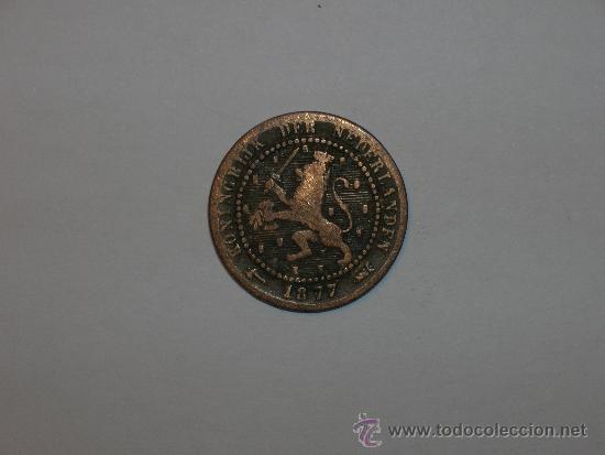 Monedas antiguas de Europa: Holanda 1 centimo 1877 (2706) - Foto 1