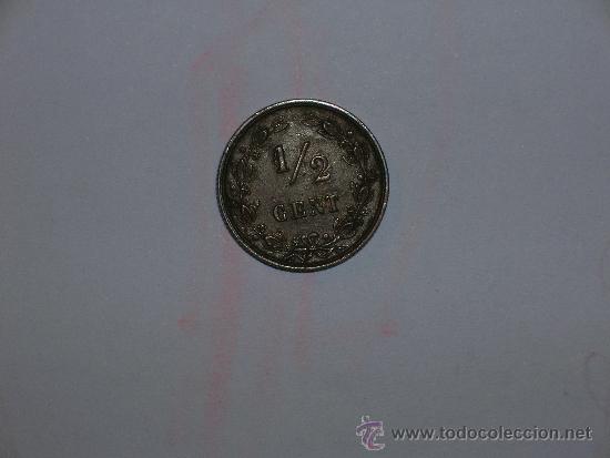 Monedas antiguas de Europa: Holanda 1/2 centimo 1878 (2881) - Foto 2