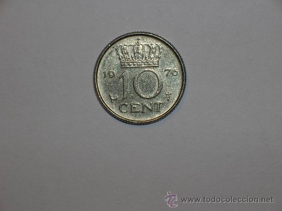 Monedas antiguas de Europa: Holanda 10 centimos 1976 (2743) - Foto 1