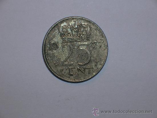 Monedas antiguas de Europa: holanda 25 c&eacute;ntimos 1977 (2754) - Foto 1