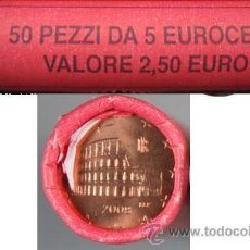 Monedas antiguas de Europa: ROLLO / CARTUCHO ITALIA 5 CENT 2008 NO CIEGO. Lote 375264254