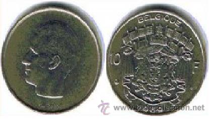 Alte M&uuml;nzen aus Europa: MONEDA BELGICA 10 FRANCOS 1969 EBC