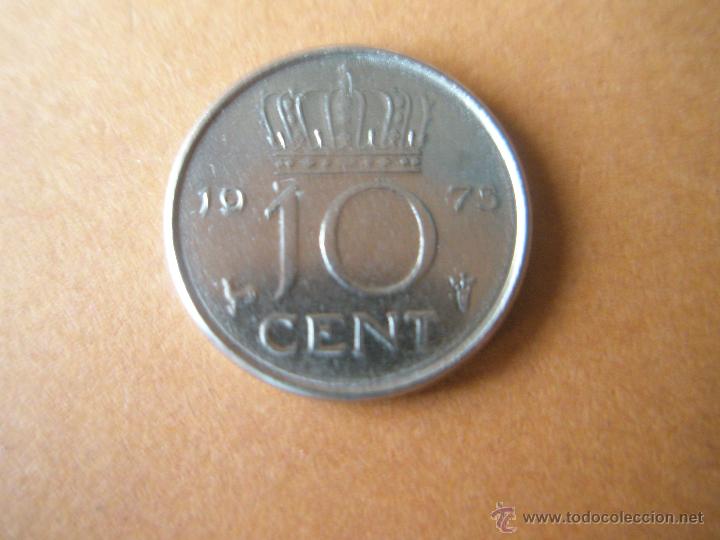 Monedas antiguas de Europa: MONEDA DE HOLANDA-10 CENT-1975--. - Foto 2