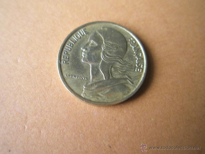 Monedas antiguas de Europa: MONEDA DE FRANCIA-5 CENTIMES-1966-BRONCE--. - Foto 2