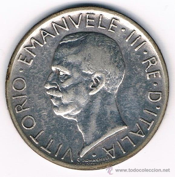 Monedas antiguas de Europa: ITALIA. 5 LIRAS. 1.929. PLATA - Foto 2