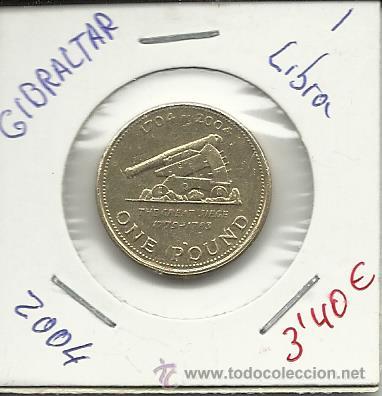 Monedas antiguas de Europa: gibraltar una libra esterlina de 2004 - Foto 1