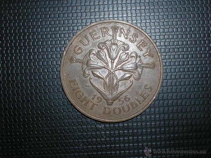 Monedas antiguas de Europa: Guernsey 8 doubles 1956 (5259) - Foto 1