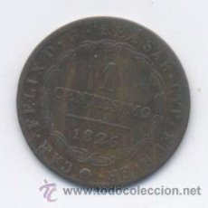 Monedas antiguas de Europa: ITALIA- SARDINIA-1 CENTESIMO-1826