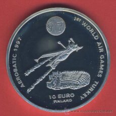 Monedas antiguas de Europa: MONEDA FINLANDIA , 10 EURO EUROS , 1997 , PLATA PROOF , ORIGINAL, 15