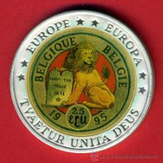 Monedas antiguas de Europa: MONEDA BELGICA BELGIUM , 25 ECU ECUS 1995 , PLATA PROOF ,ORIGINAL, 47