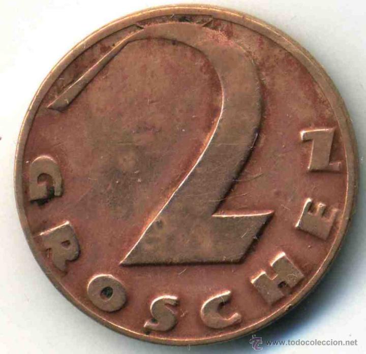 Monedas antiguas de Europa: 1925. Austria, 2 Groschen - Foto 1