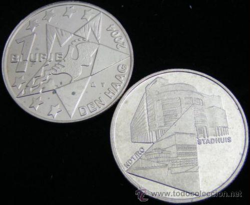 Monedas antiguas de Europa: HOLANDA 2004 - 1 BLUFJE DEN HAAG 2004- MONUMENTOS- EDIFICIOS- AYUNTAMIENTO - Foto 1
