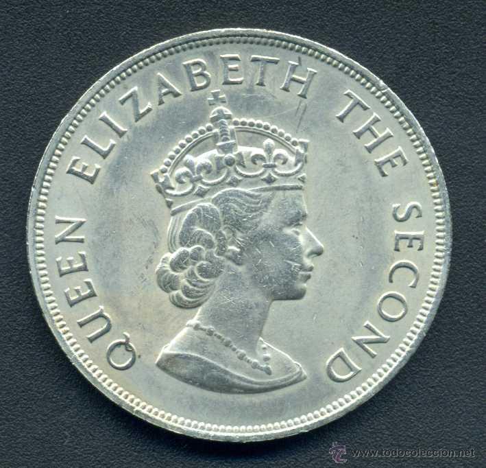 Monedas antiguas de Europa: JERSEY  5 CHELINES 1966 - Foto 2