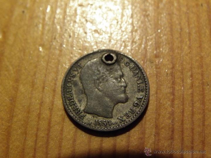 Monedas antiguas de Europa: 4 skilling - Dinamarca - 1854 - Foto 2