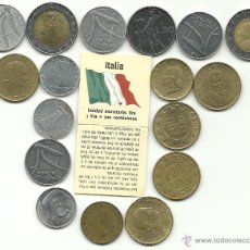 Monedas antiguas de Europa: ITALIA - LOTE DE 17 MONEDAS