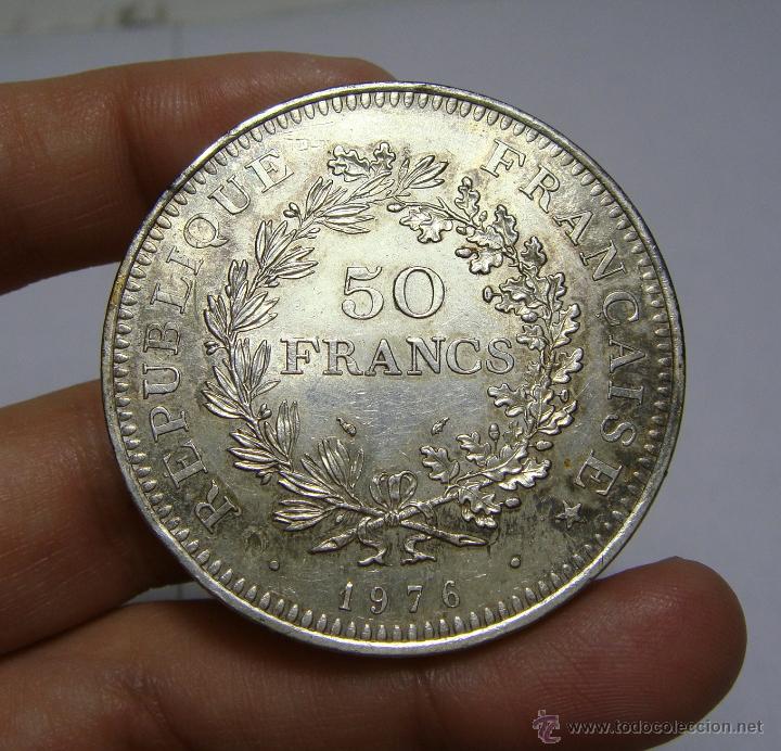 50 Francos (50 Francs). Plata. Republica France - Comprar Monedas ...