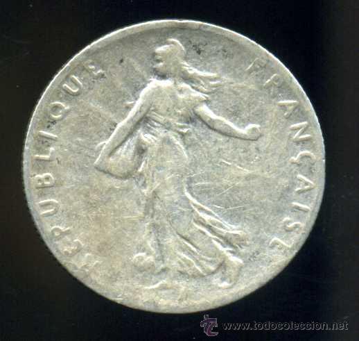 Monedas antiguas de Europa: FRANCIA: 50 CENTIMOS 1898 (PLATA) - Foto 1