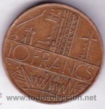 Monedas antiguas de Europa: MONEDA &middot;&middot;&middot;10 FRANCS REPUBLIQUE FRANCAISE  &middot; 1978 .