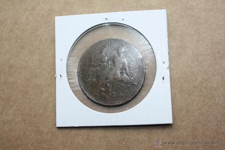 Monedas antiguas de Europa: FRANCIA, 10 CENTIMOS 1915 - Foto 2
