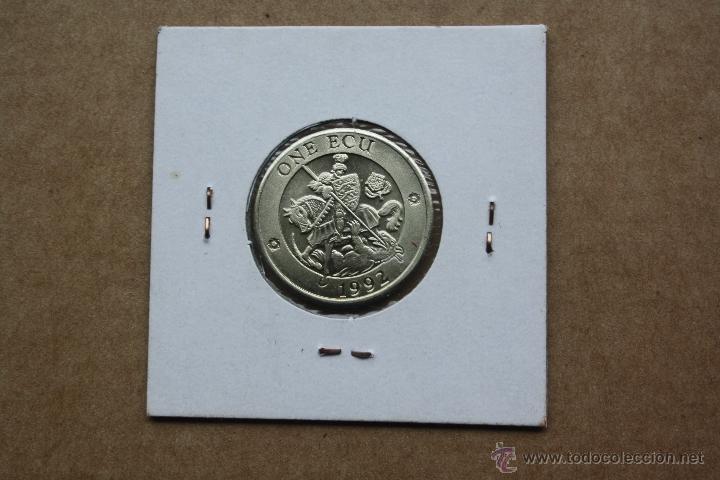 Monedas antiguas de Europa: ONE ECU 1992 ENGLAND - Foto 1